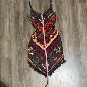 Wanted Multicolor Bohemian Dress